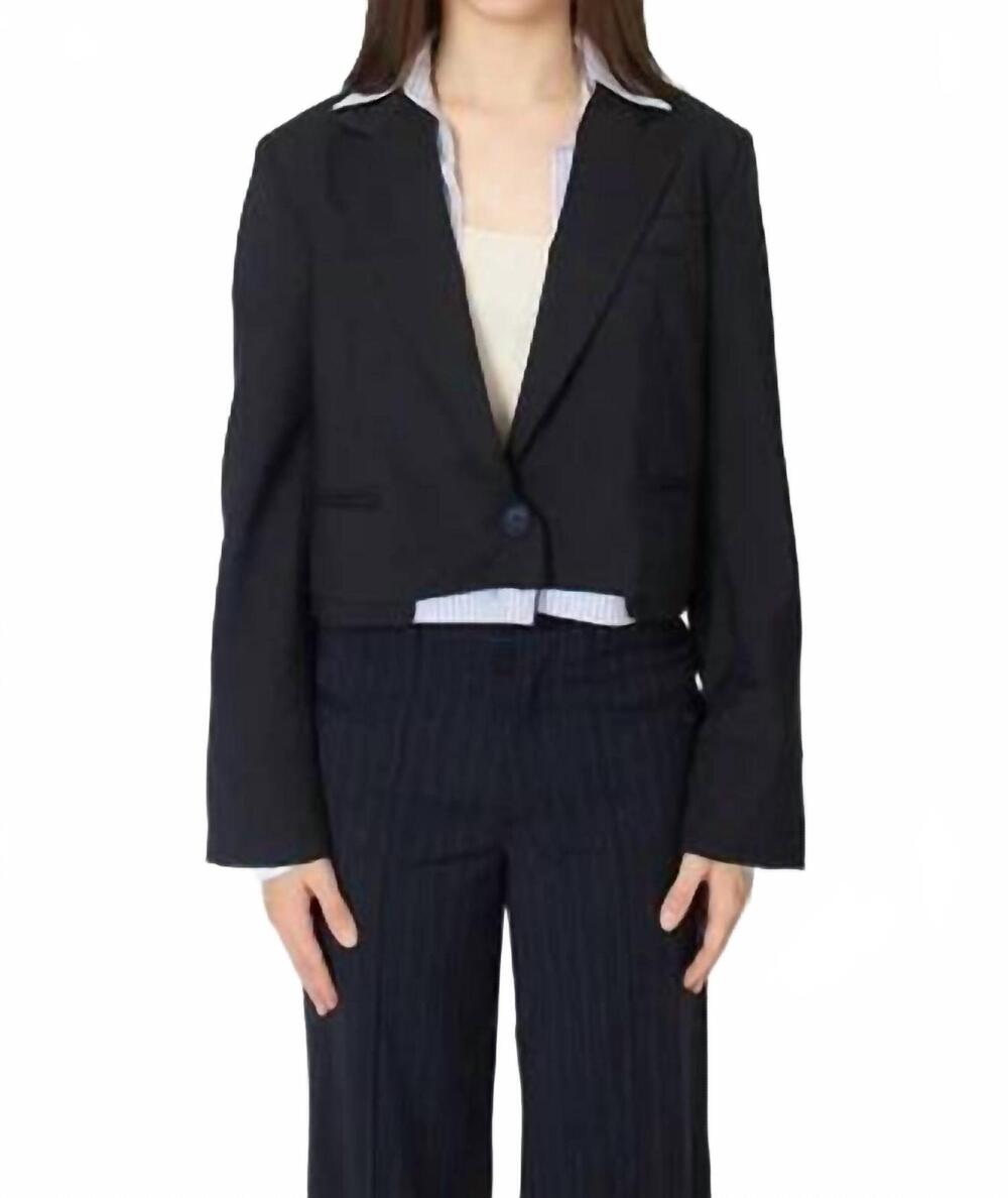 NEW WE-AR4 the bar blazer in midnight stripe